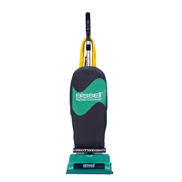 8lb Commercial Upright vacuum,  Green base, Ergonomic