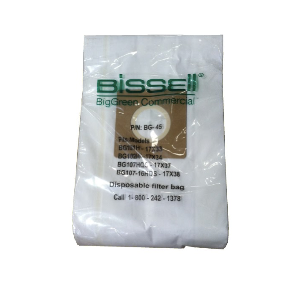 BISSELL Commercial 2038342 Vacuum Cloth Replacement Filter Bag Bg102h Bg101h for sale online 